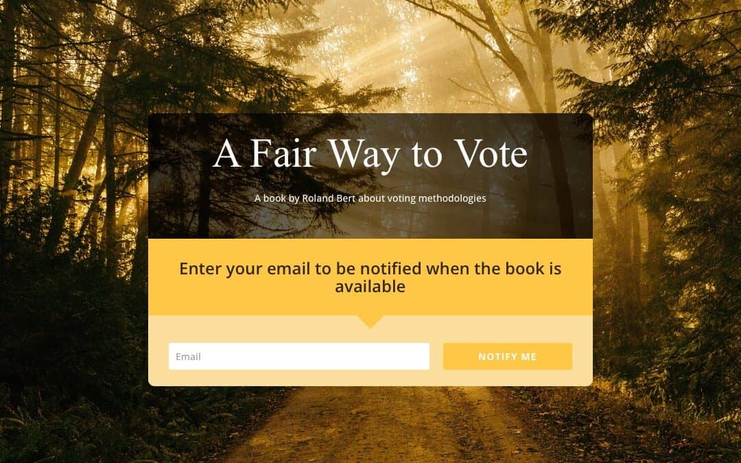 A Fair Way to Vote