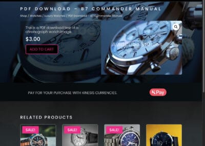 Kinesis Pay Demo Site